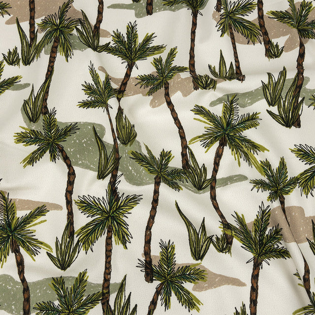 Mood Exclusive Ivory Island Oasis Stretch Cotton Sateen