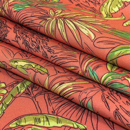 Mood Exclusive Pink Parfait Banana Tree Stretch Cotton Sateen Folded