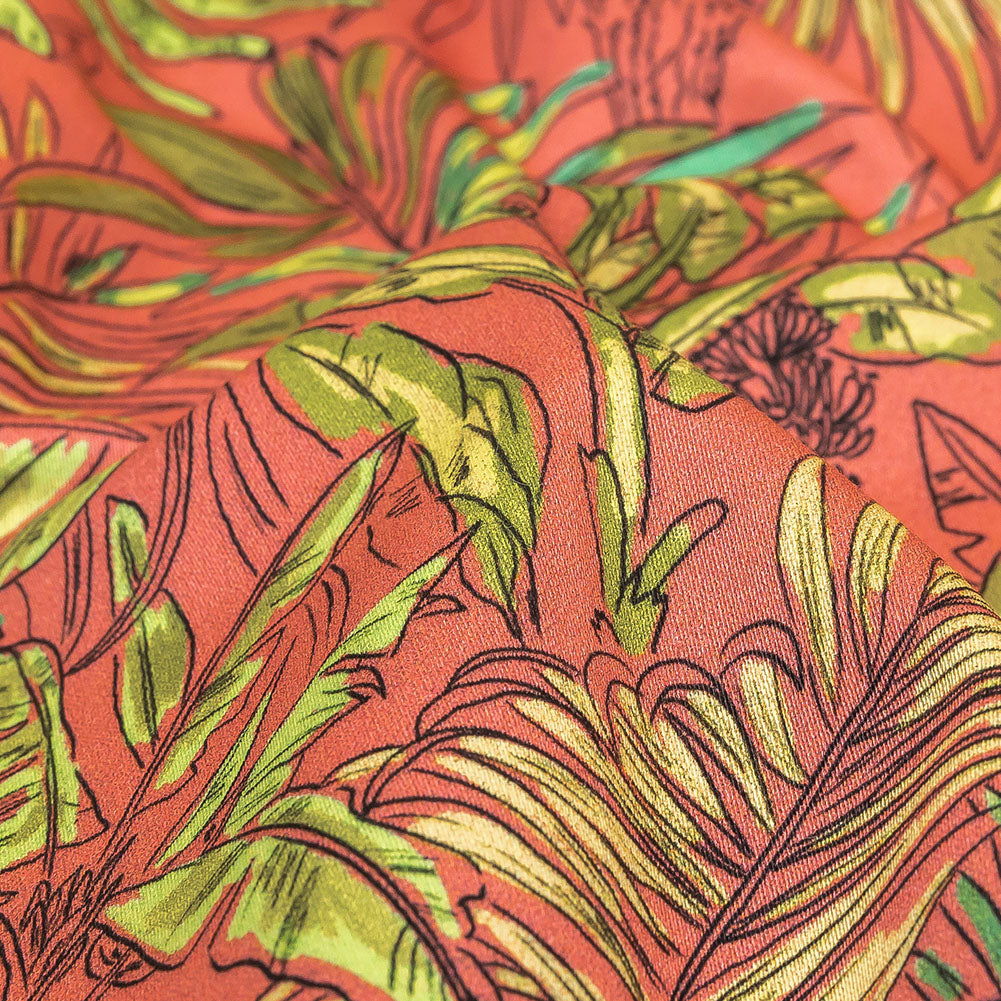 Mood Exclusive Pink Parfait Banana Tree Stretch Cotton Sateen Detail
