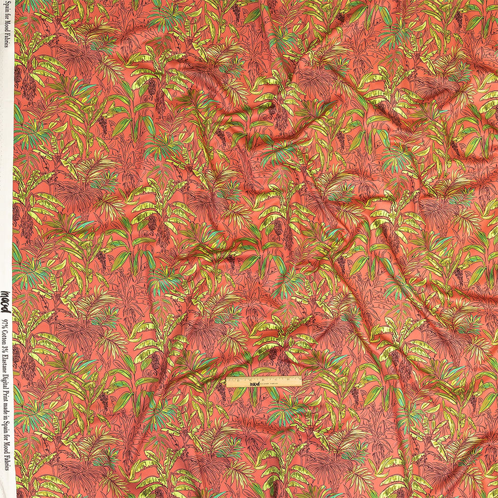 Mood Exclusive Pink Parfait Banana Tree Stretch Cotton Sateen Full
