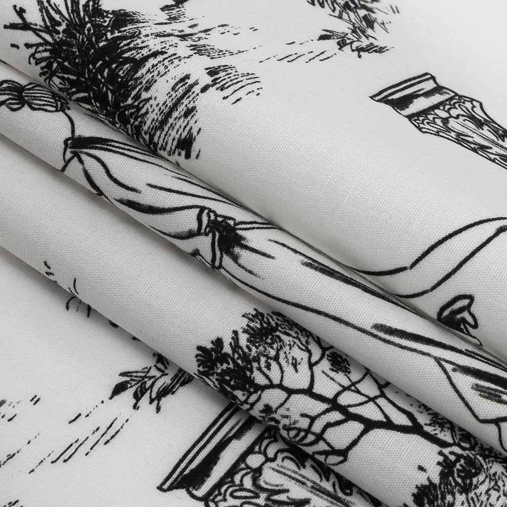 Mood Exclusive Thesmophoria Stretch Cotton Poplin Folded