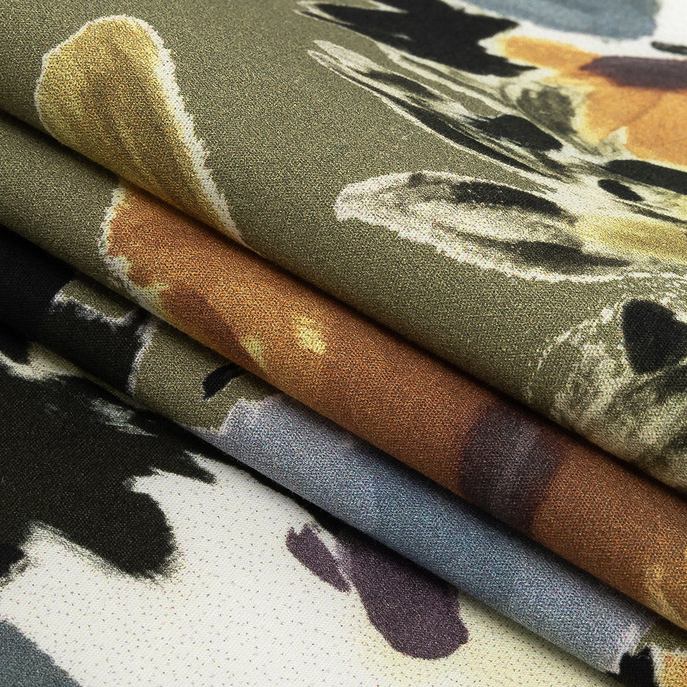 Mood Exclusive Anatine Arrangement Stretch Cotton Poplin Folded