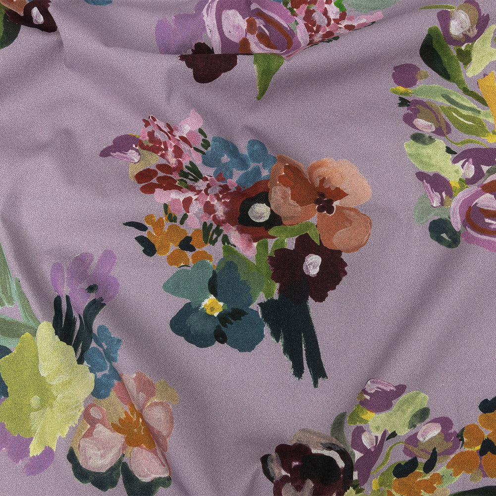 Mood Exclusive Lilac Proper Perfume Stretch Cotton Poplin