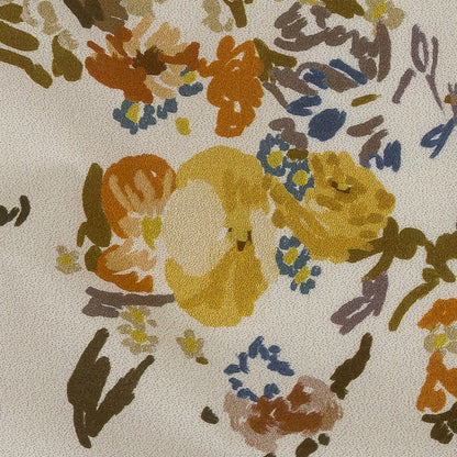 Mood Exclusive Ivory Just Because Bouquet Stretch Cotton Poplin Detail