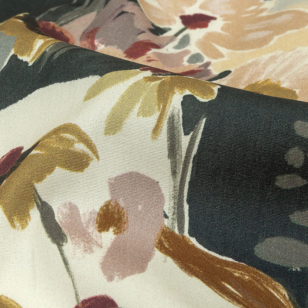 Mood Exclusive White Pastel Pageantry Stretch Cotton Poplin Detail