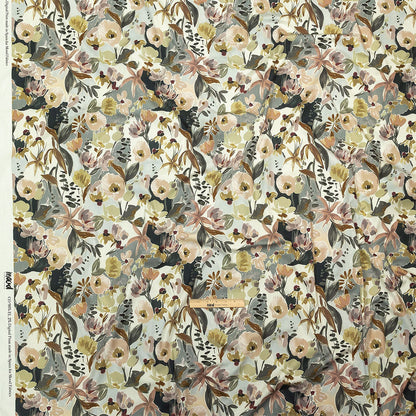 Mood Exclusive White Pastel Pageantry Stretch Cotton Poplin Full