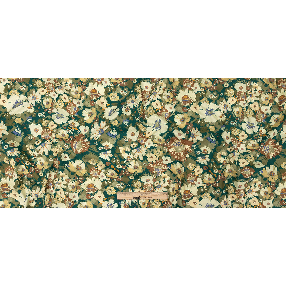 Mood Exclusive Emerald Zinnia Pop Stretch Cotton Poplin Full