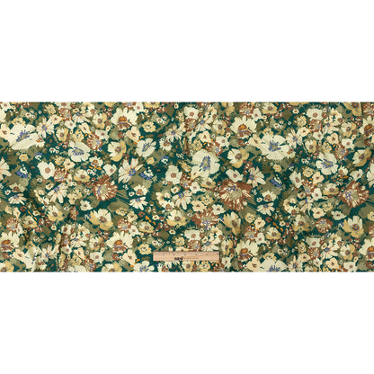 Mood Exclusive Emerald Zinnia Pop Stretch Cotton Poplin Full