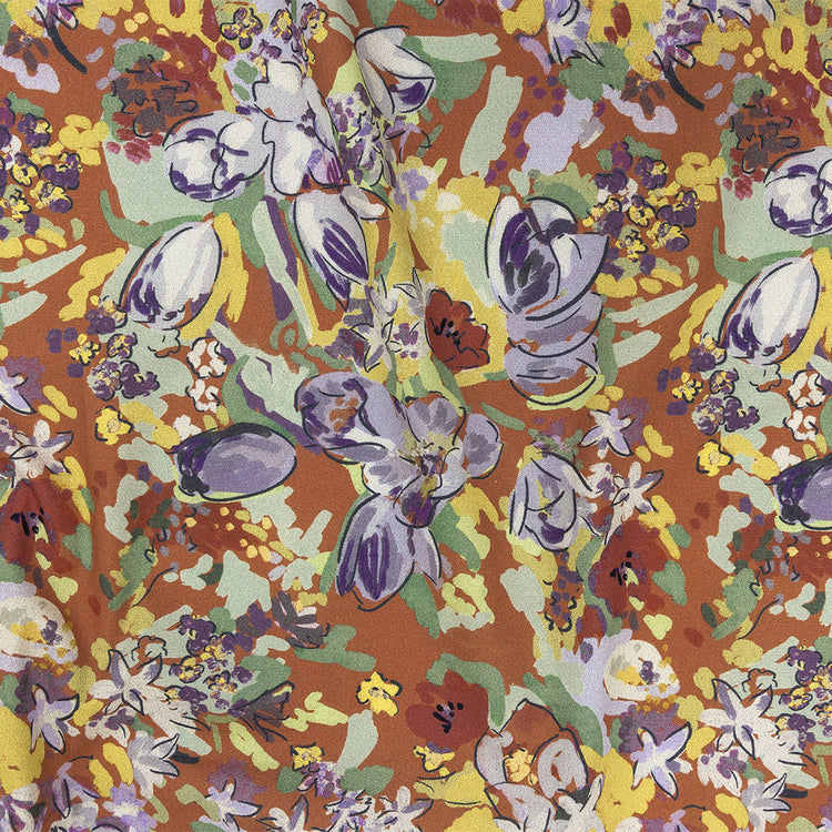 template--26688905969737__main-Mood Exclusive Burnt Orange Rock Rose Riot Stretch Cotton Poplin