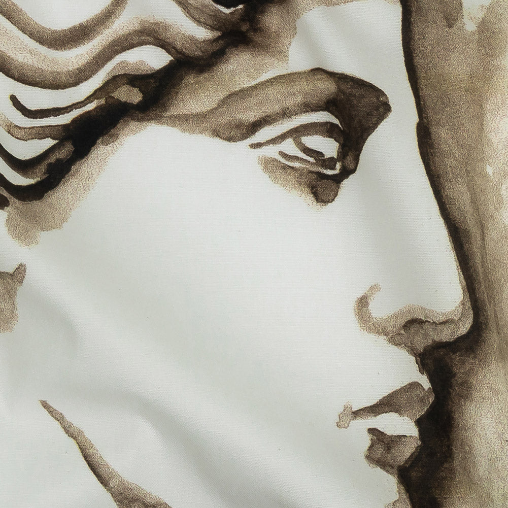 Mood Exclusive Green Jardins de Versailles Stretch Cotton Poplin Detail