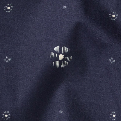 Mood Exclusive Navy Wisps of Wonder Stretch Cotton Poplin Detail