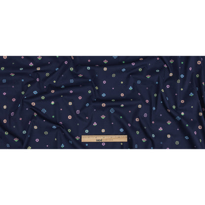 Mood Exclusive Navy Stadium Arcadium Stretch Cotton Poplin Full