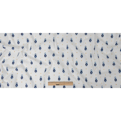 Mood Exclusive White Evil Eye Stretch Cotton Poplin Full