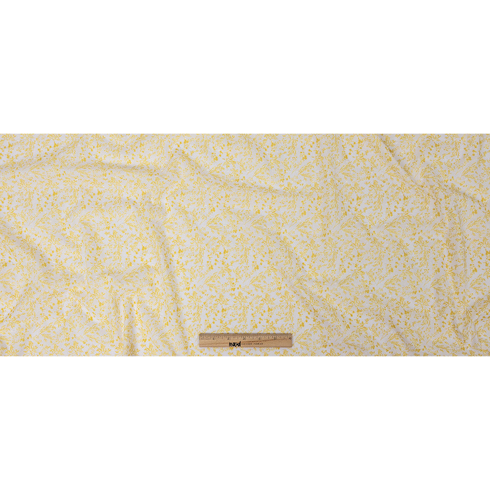 Mood Exclusive Yellow Branching Elegance Swiss Dot Full