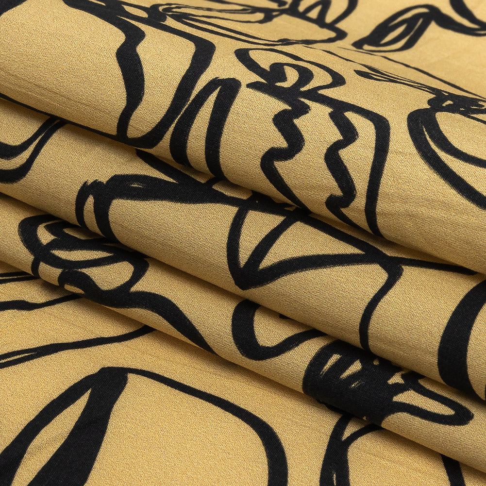 Mood Exclusive Yellow Kitchen Couture Cotton Poplin Folded