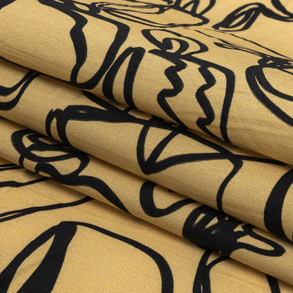 Mood Exclusive Yellow Kitchen Couture Cotton Poplin Folded