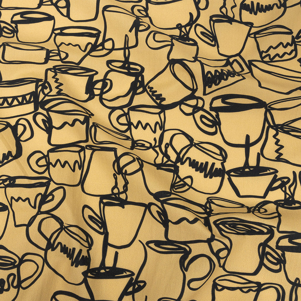 Mood Exclusive Yellow Kitchen Couture Cotton Poplin