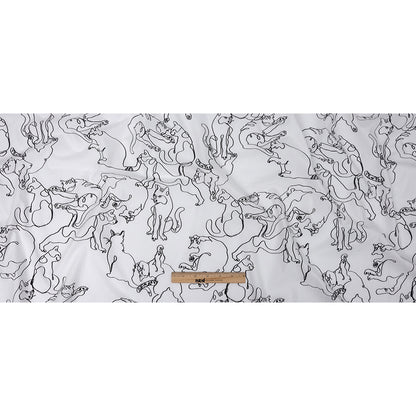 Mood Exclusive White Kitty Kraze Cotton Poplin Full