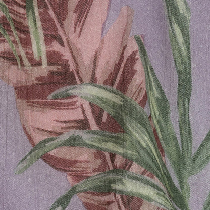 Mood Exclusive Lavender Frond Feelings Crinkled Cotton Voile Detail