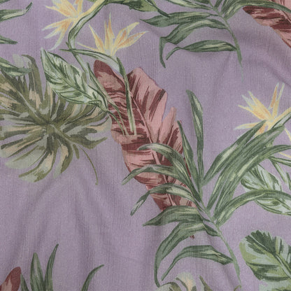 Mood Exclusive Lavender Frond Feelings Crinkled Cotton Voile