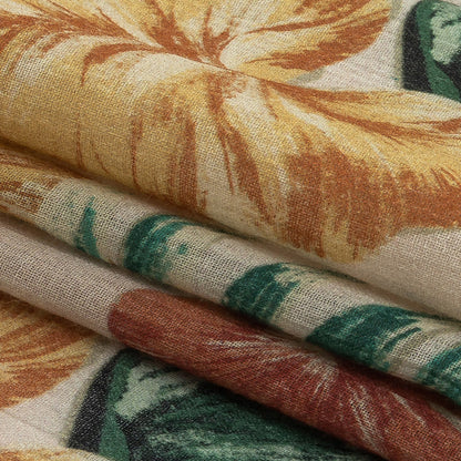 Mood Exclusive Foliage Infatuation Crinkled Cotton Voile Folded