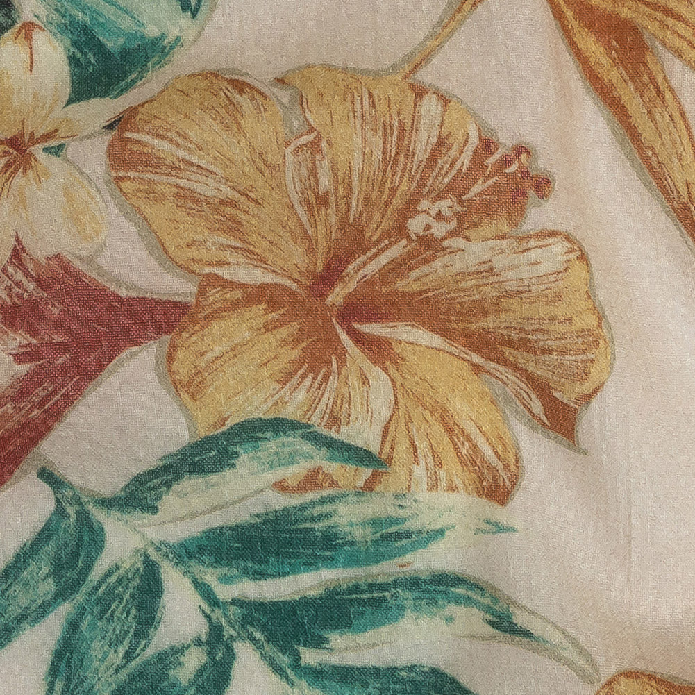 Mood Exclusive Foliage Infatuation Crinkled Cotton Voile Detail