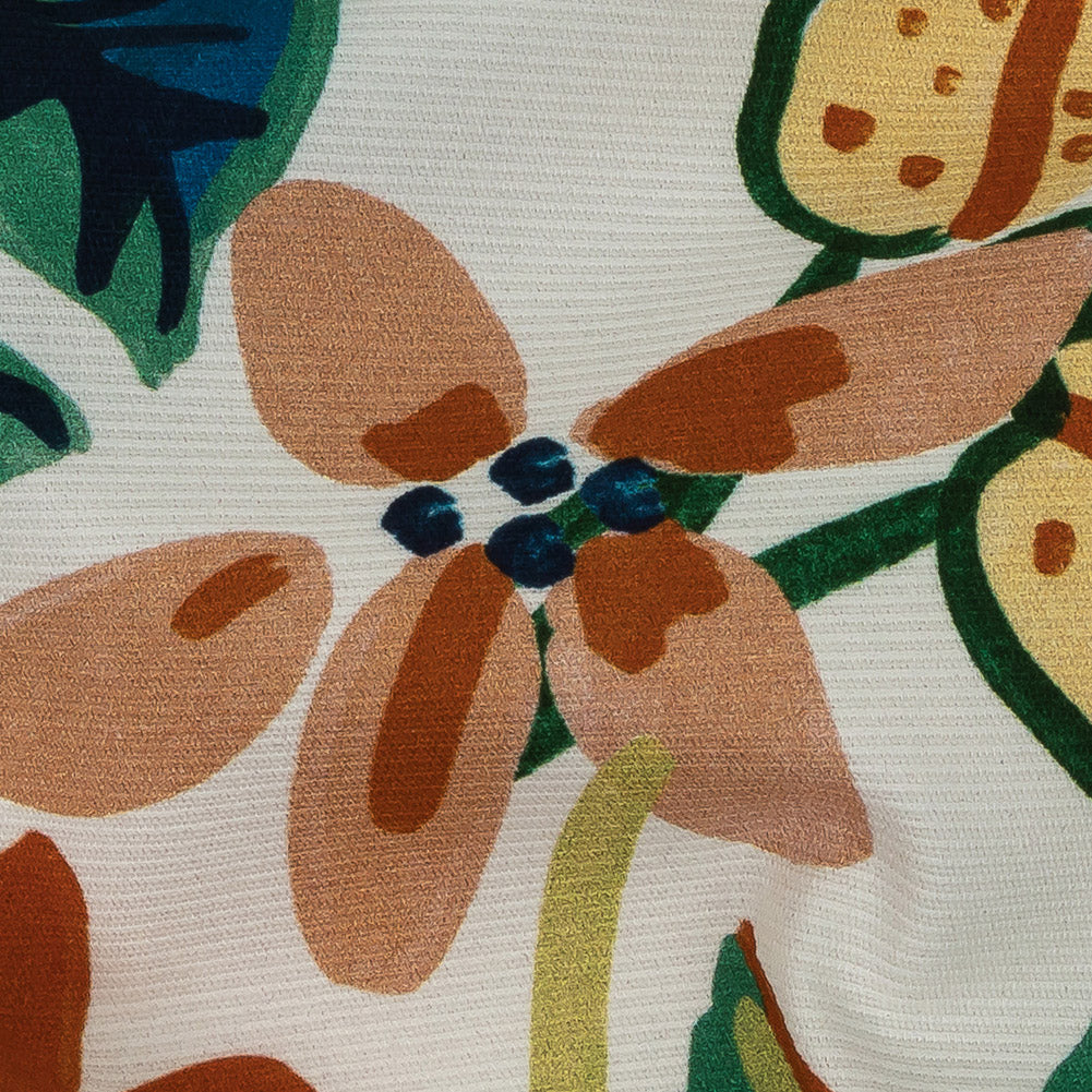 Mood Exclusive Green What's Up Buttercup Stretch Cotton Ottoman Detail