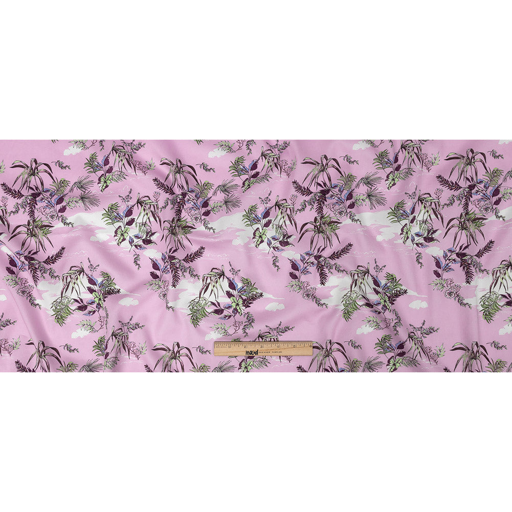 Mood Exclusive Lilac Ferns and Friends Cotton Voile Full