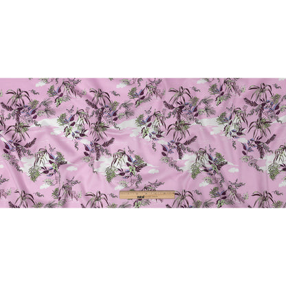 Mood Exclusive Lilac Ferns and Friends Cotton Voile Full