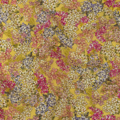 Mood Exclusive Golden Geraniums Cotton Voile