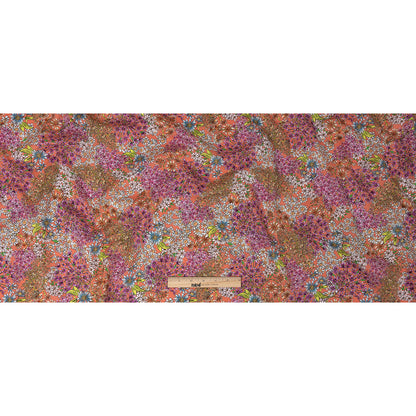 Mood Exclusive Coral Dainty Daisies Cotton Voile Full