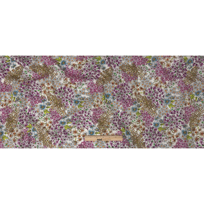 Mood Exclusive White Dainty Daisies Cotton Voile Full