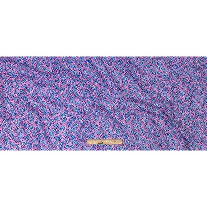 Mood Exclusive Pink Parisian Perennials Cotton Voile Full