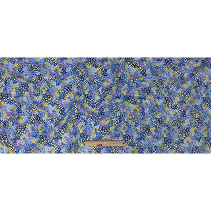 Mood Exclusive Sky Blue Forget Me Not Flourishes Cotton Voile Full