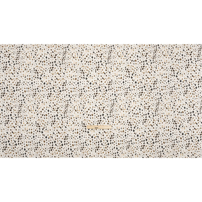 Cotton Poplin - Cream and Brown Animal Spots - Mood Exclusive Dappled Daring Print Full