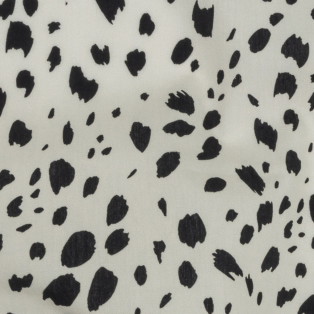 Mood Exclusive Off-White Dappled Daring Cotton Poplin Detail