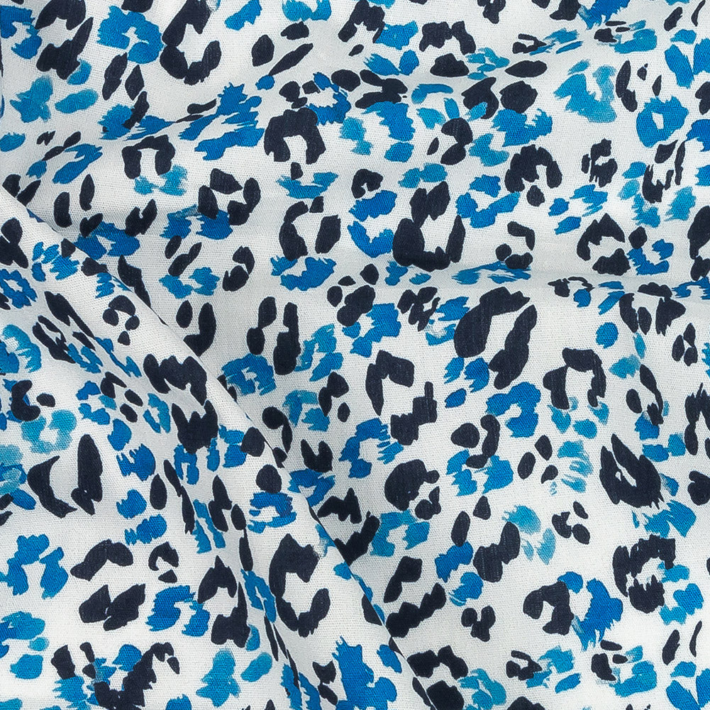 Mood Exclusive Blue Magnificent Motley Cotton Poplin Detail