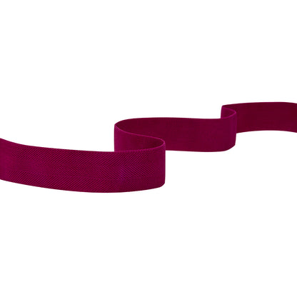 Italian Magenta Stretch Twill Tape - 1"