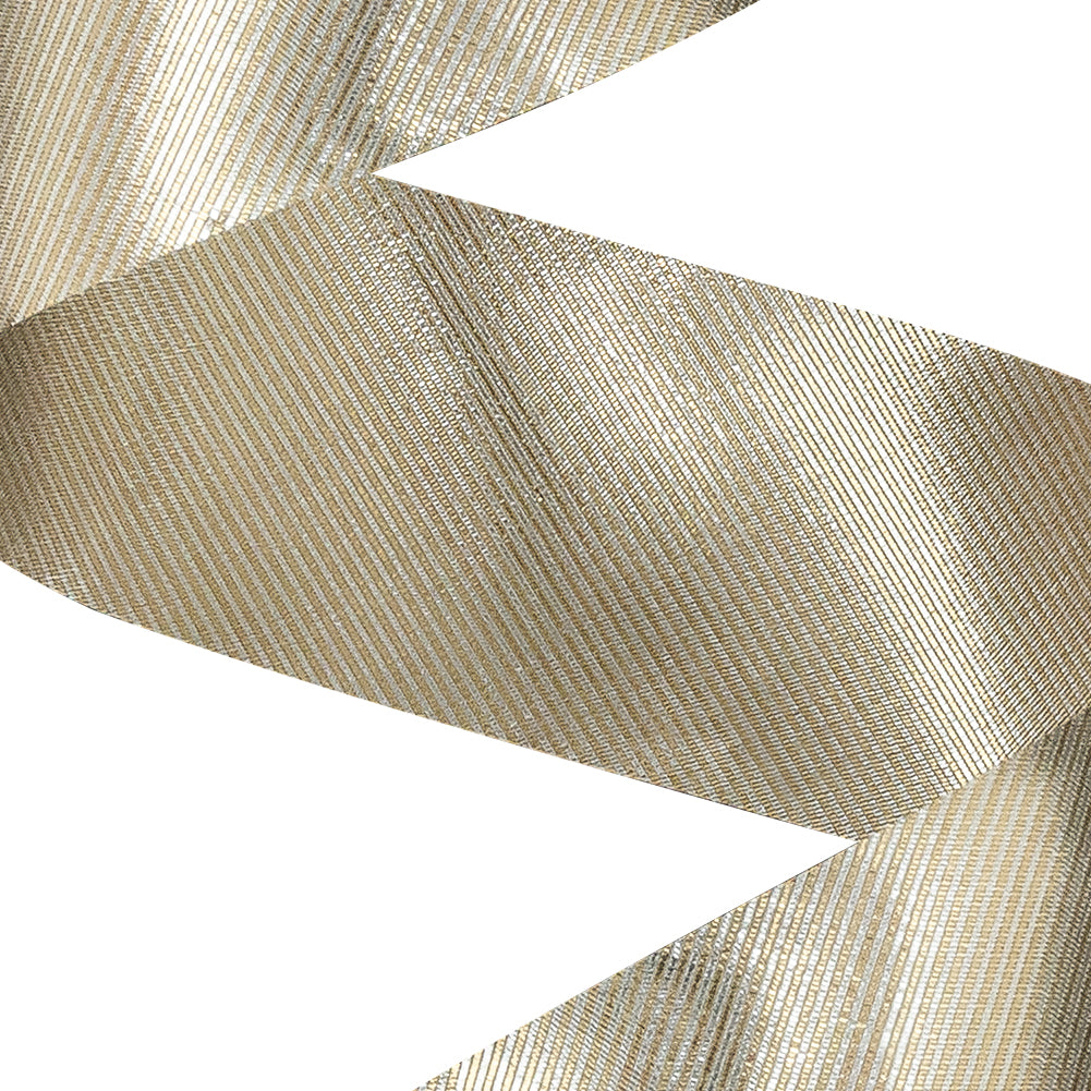 Italian Gold Metallic Ribbon - 1" Detail