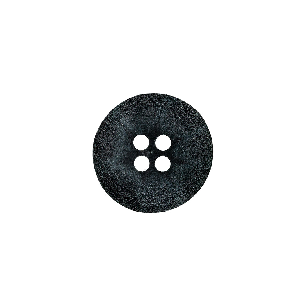 Shale Low Convex Top 4-Hole Plastic Button - 24L/15mm Detail