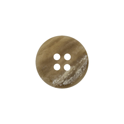 Timber Wolf and Agate Gray Matte Tire Shape Rim 4-Hole Plastic Button - 28L/18mm Detail