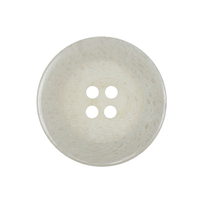 Off-White Speckled 4-Hole Plastic Button - 40L/25.5mm