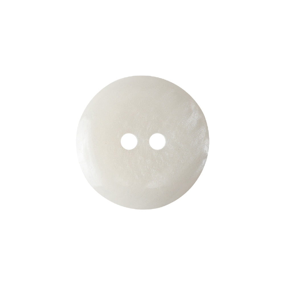 Ivory Iridescent 2-Hole Channel Style Plastic Button - 32L/20mm Detail