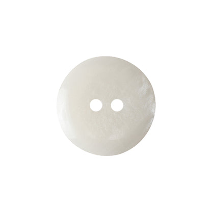 Ivory Iridescent 2-Hole Channel Style Plastic Button - 32L/20mm Detail