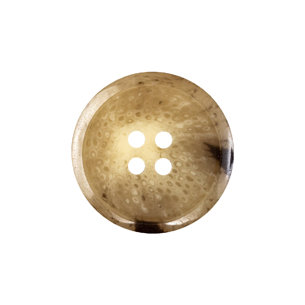 Camel, Oatmeal and Brown Low Convex Top 4-Hole Button - 36L/23mm