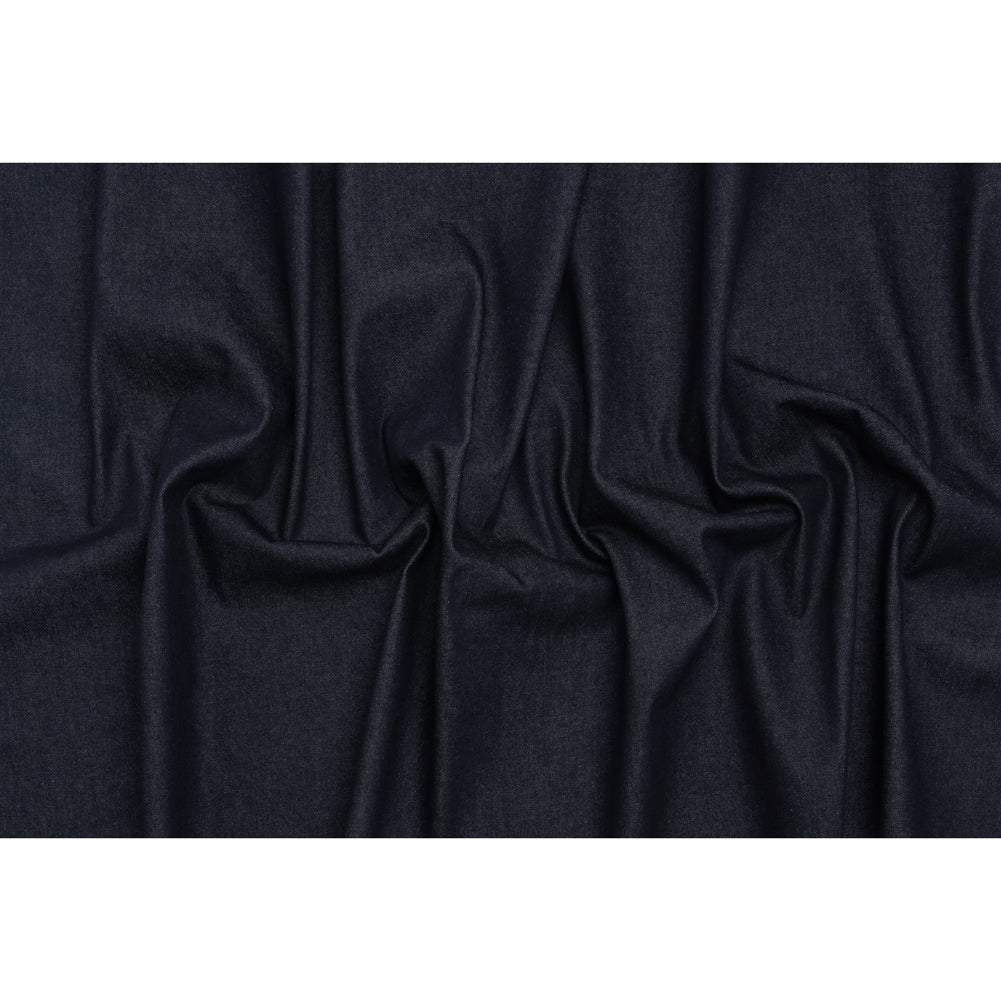 Structured Cotton Denim - Dark Blue - Deadstock - Full
