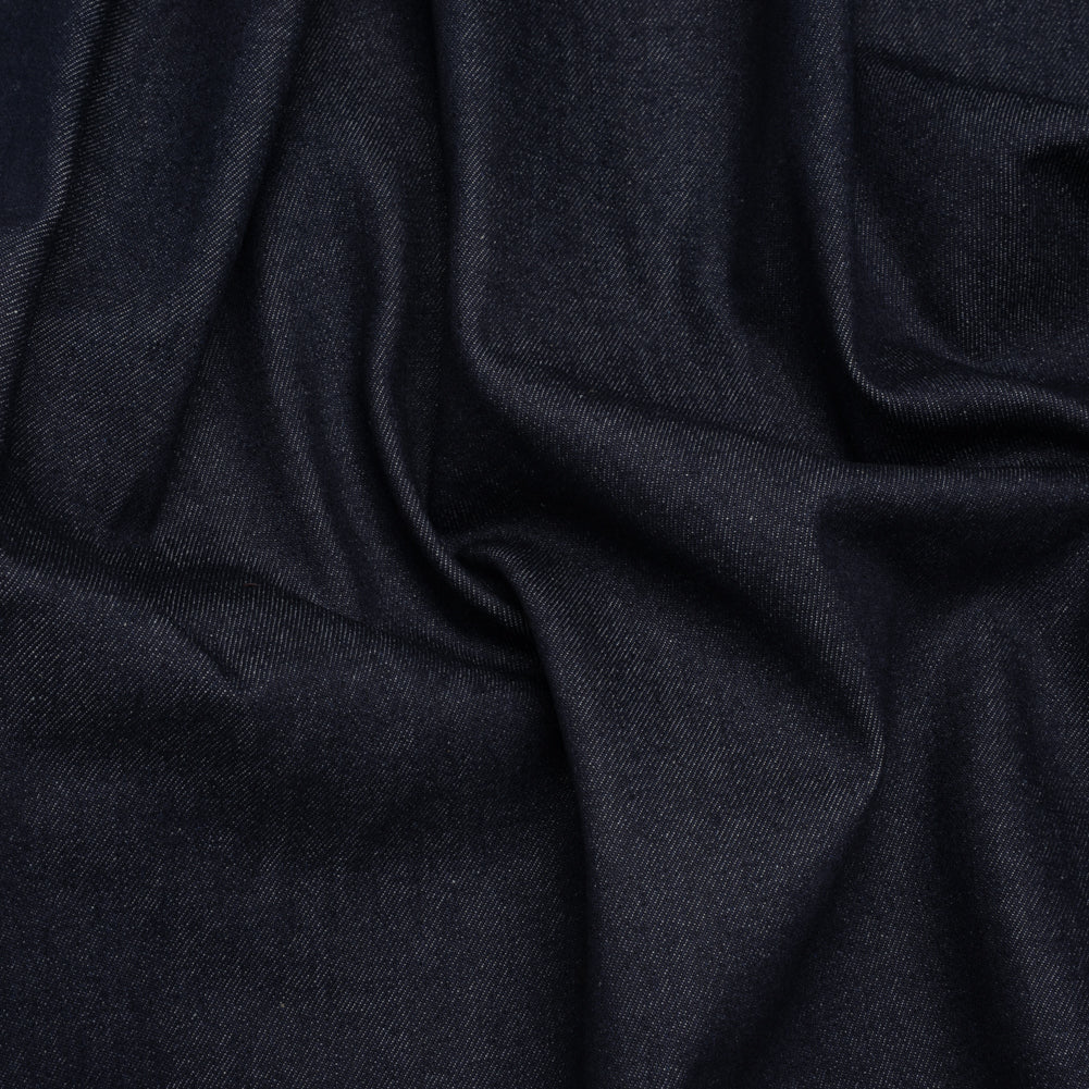 Structured Cotton Denim - Dark Blue - Deadstock