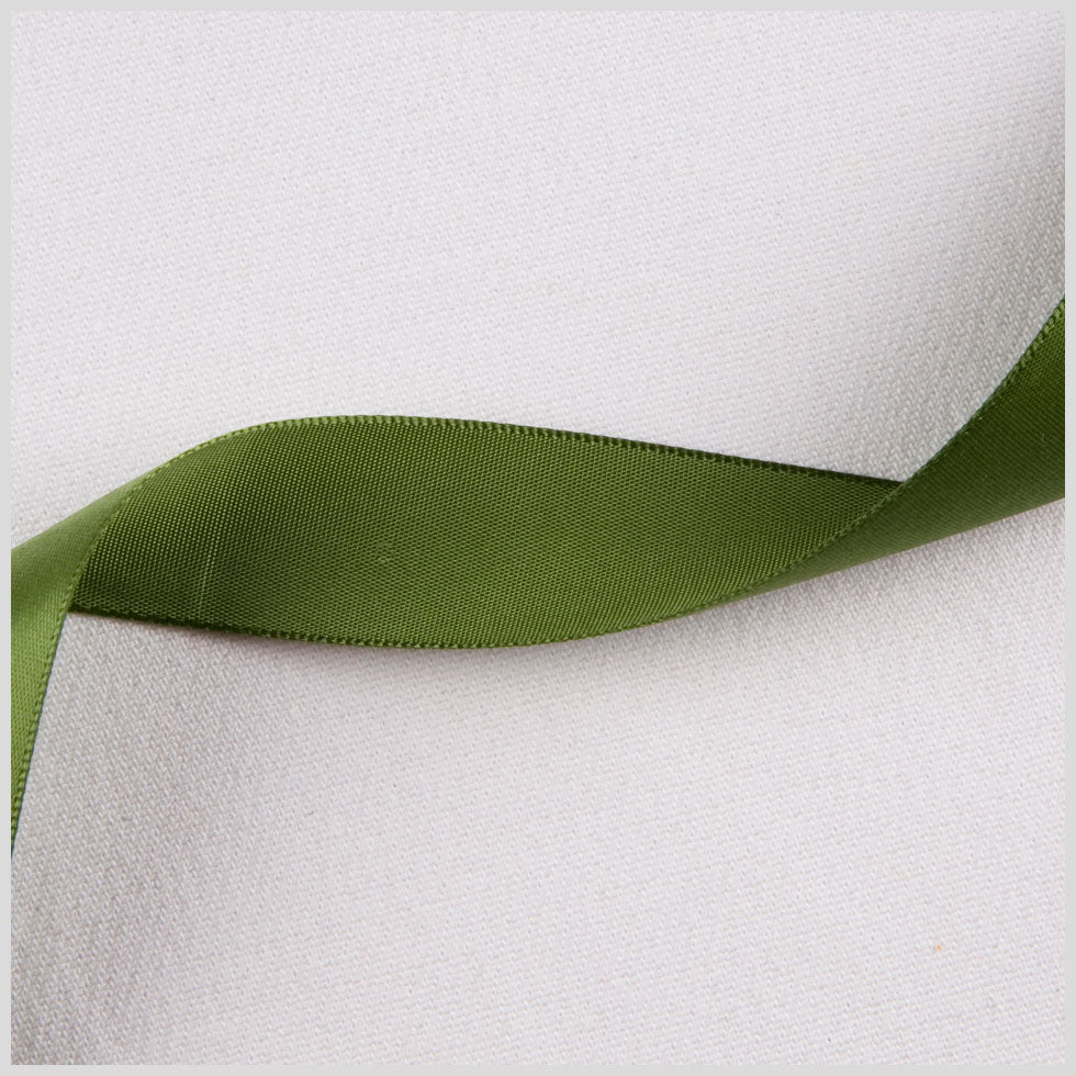 7/8" Moss Green Single Face Satin Ribbon