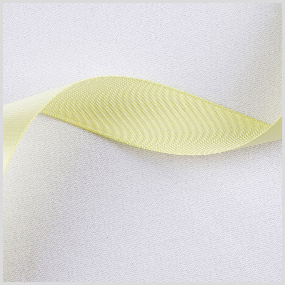 7/8" Maize Single Face Satin Ribbon