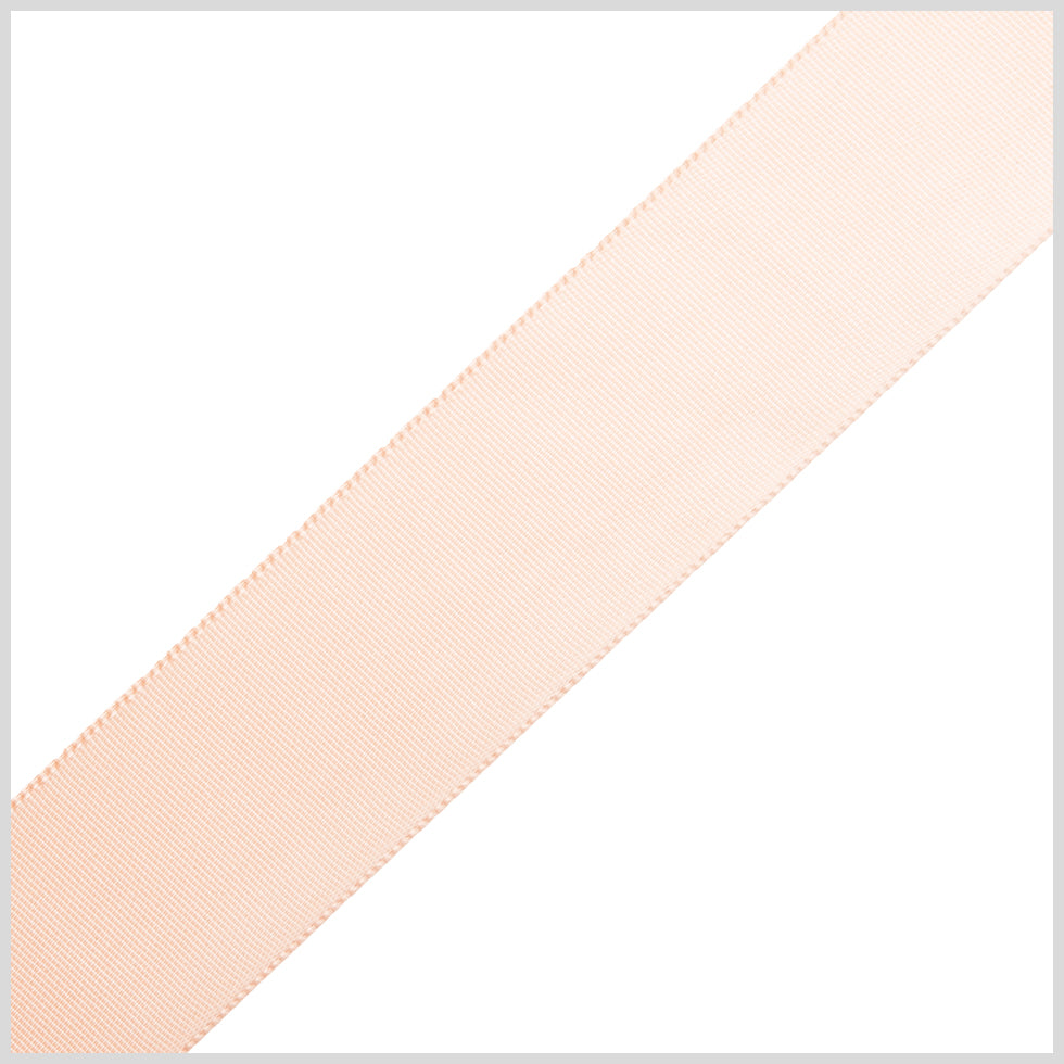 7/8" Tan Single Face Satin Ribbon